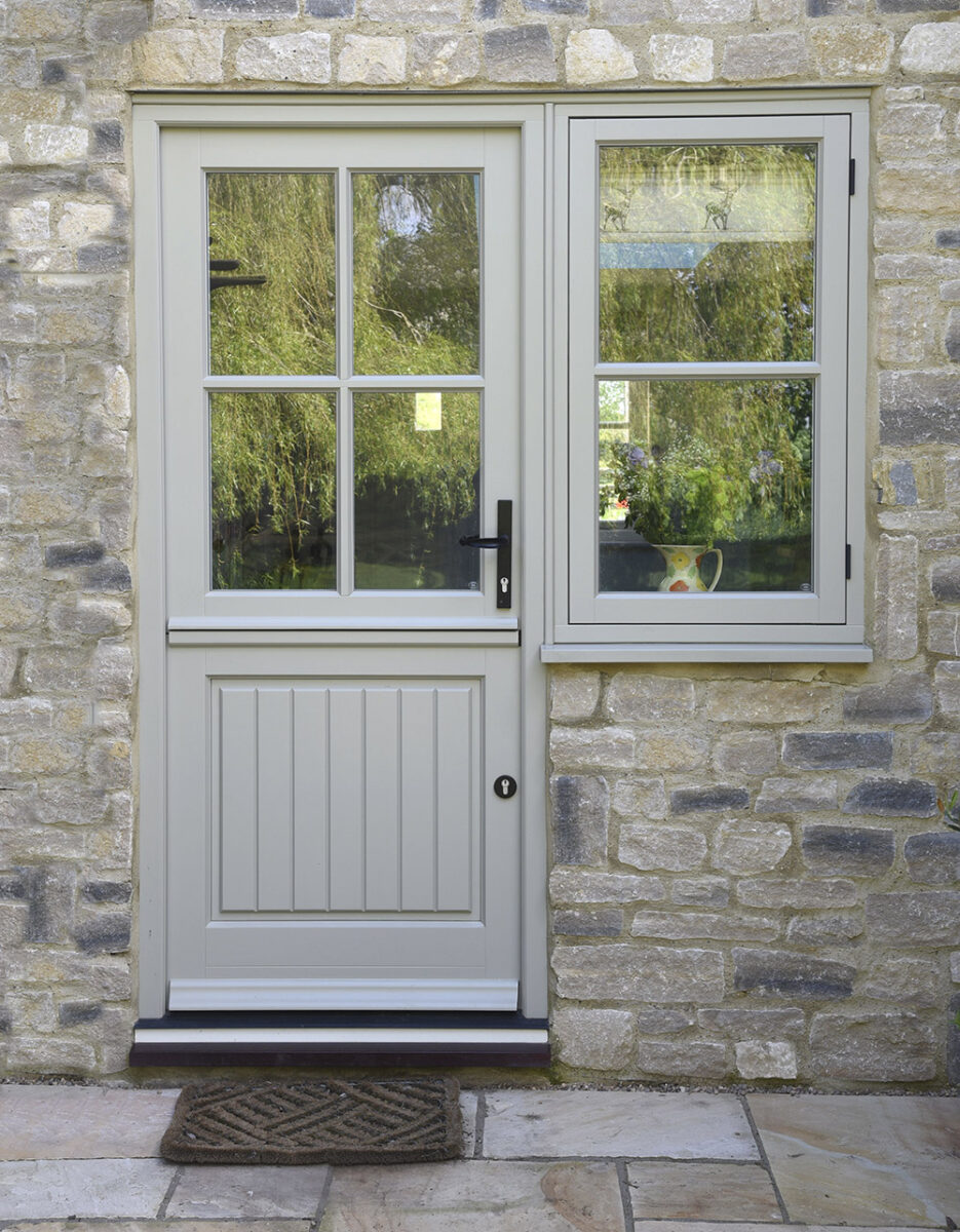 Statfield style stable door in French Grey finish