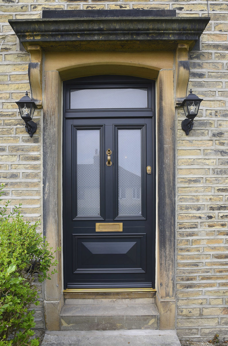 Westonbirt conservation entrance door finished in Warwick Stone