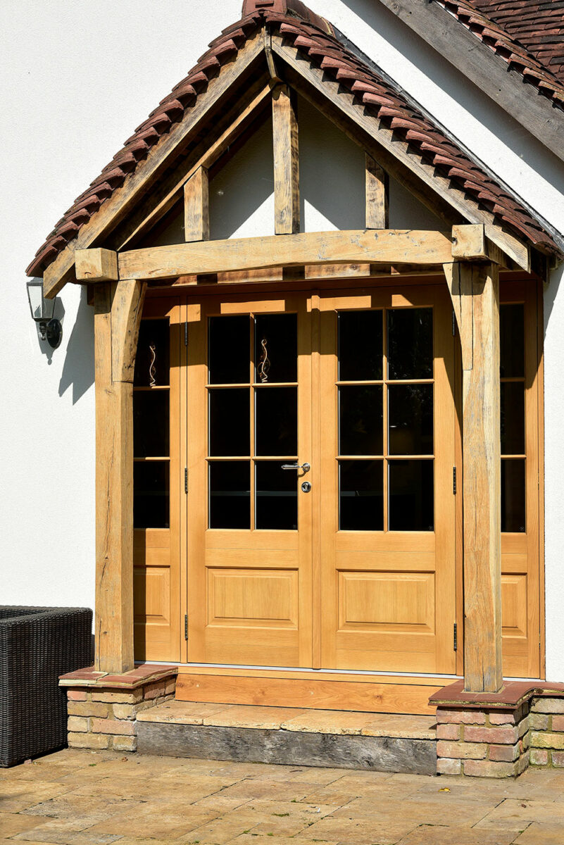 beautiful-oak-stained-timber-french-doors