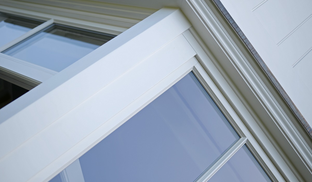 New timber Sash window close up