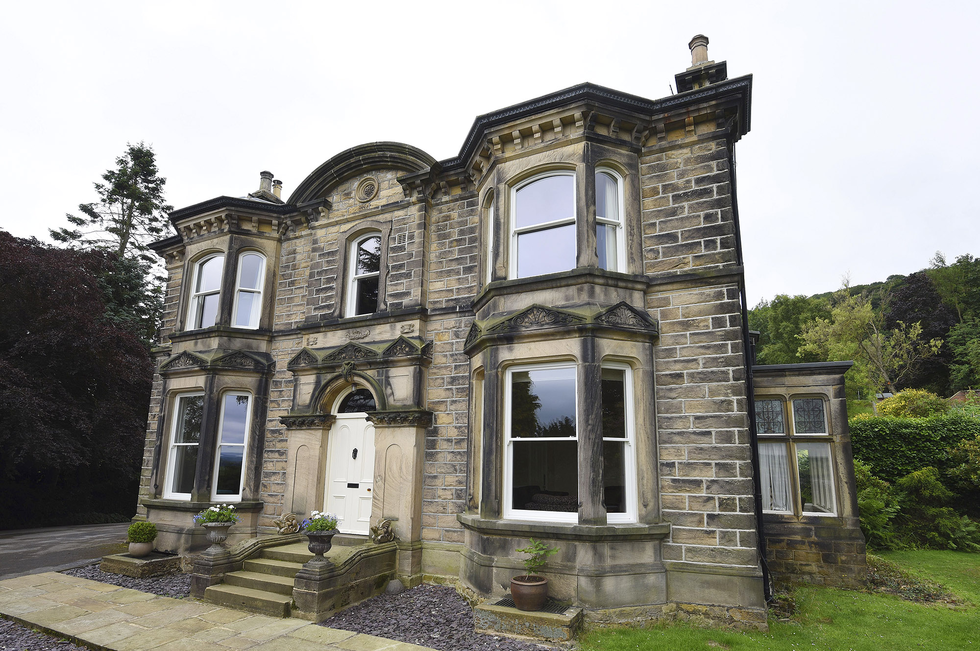 Authentic timber sash windows in a Victorian property