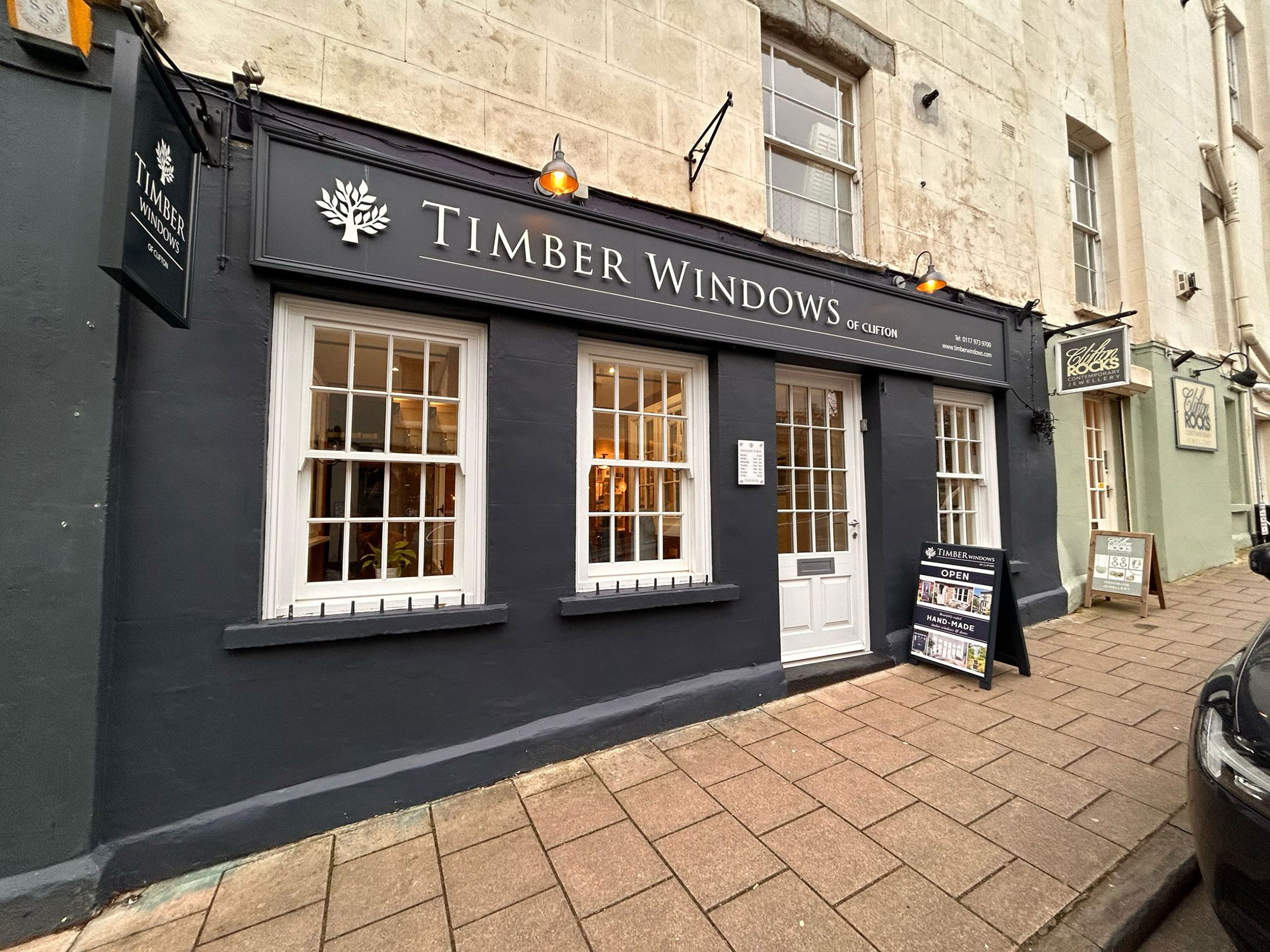 the timber windows of clifton showroom